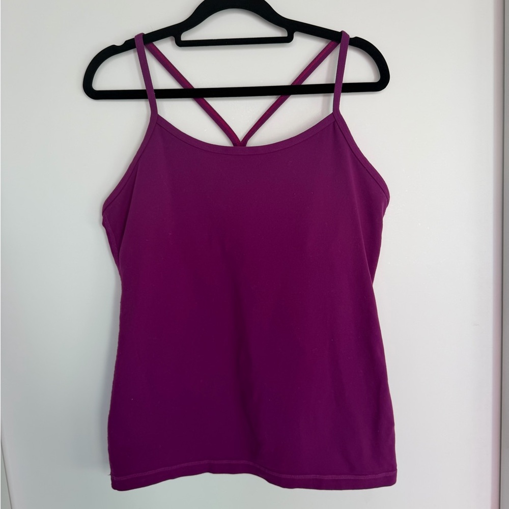 lululemon Power Y Tank Top Built-In Bra